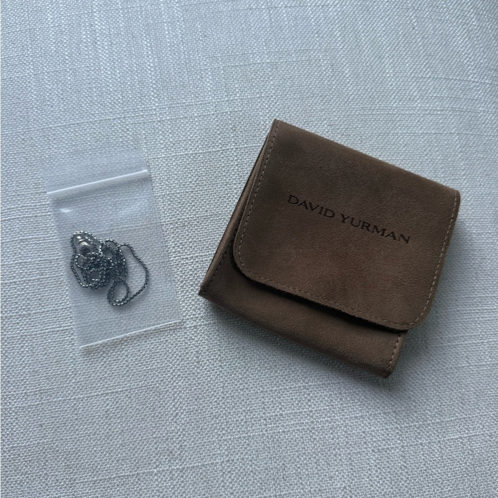 David Yurman Box Chain 20” Silver Necklace